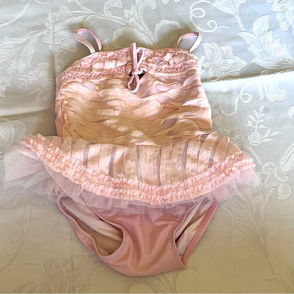 Isabella & Chloe light pink, baby girl Tankini. 18m